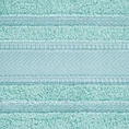 Ręcznik z żakardową błyszczącą bordiurą - 70 x 140 cm - niebieski 2