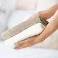 Ręcznik SALADO o ryżowej strukturze ze stebnowaniem i welwetową bordiurą - 50 x 90 cm - ceglasty 6