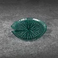 Patera MELA ze szkła artystycznego w kształcie liścia lilii wodnej - ∅ 19 x 3 cm - turkusowy 1