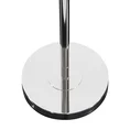 Lampa stojąca GABY na podstawie łączącej marmurkowe szkło i metal z welwetowym abażurem - ∅ 46 x 46 cm - ciemnozielony 4