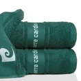 PIERRE CARDIN Ręcznik NEL w kolorze turkusowym, z żakardową bordiurą - 70 x 140 cm - turkusowy 1