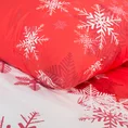 Komplet pościeli świątecznej SANTA 4 z wysokiej jakości bawełny - 160 x 200 cm - czerwony 5