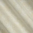 Zasłona ARETA z welwetu z cieniowanym srebrno-złotym wzorem w stylu boho - 140 x 250 cm - kremowy 10