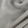 Zasłona CINDY z tkaniny o strukturze drobnej siateczki w stylu eko - 140 x 250 cm - szary 9