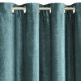 Zasłona CLAIRE z lśniącej tkaniny szenilowej - 140 x 250 cm - zielony 4