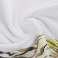 EVA MINGE Ręcznik CECIL z bordiurą zdobioną fantazyjnym nadrukiem z cętkami - 70 x 140 cm - biały 5