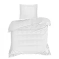 NOVA COLOUR Poszewka na poduszkę bawełniana z satynowym połyskiem i ozdobną kantą - 70 x 80 cm - biały 5