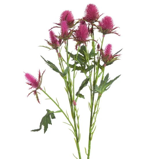OSET GAŁĄZKA  sztuczny kwiat dekoracyjny - 68 cm - amarantowy