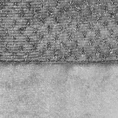 Welwetowa zasłona z listwą przetykaną błyszczącą nicią  - 140 x 250 cm - szary 6