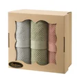 Zestaw prezentowy - komplet 3 szt ręczników w kartonowym opakowaniu na prezent - 34 x 24 x 8 cm - szary 1