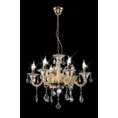 Lampa dekoracyjna GLITTER sześcioramienny żyrandol z kryształami - ∅ 70 x 52 cm - złoty 6