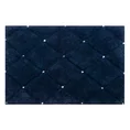 Miękki bawełniany dywanik CHIC zdobiony geometrycznym wzorem z kryształkami - 60 x 90 cm - granatowy 2
