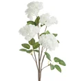 RÓŻYCZKI kwiat sztuczny dekoracyjny z plastycznej pianki foamirian - ∅ 10 x 70 cm - biały 1