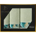 EVA MINGE Komplet ręczników MINGE 5 w eleganckim opakowaniu, idealne na prezent! - 46 x 36 x 7 cm - jasnomiętowy 2
