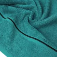 Klasyczny ręcznik BAMBO z paskiem - 50 x 90 cm - turkusowy 5