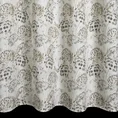 Zasłona MIRA z tkaniny z dodatkiem lnu w stylu eko zdobiona nadrukiem polnych kwiatów - 140 x 250 cm - naturalny 3