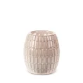 Świecznik EDNA z glinki ceramicznej - ∅ 13 x 15 cm - kremowy 2