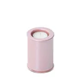 Świecznik ceramiczny w formie walca SIMONA z perłowym połyskiem - ∅ 7 x 10 cm - różowy 2