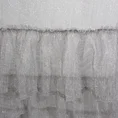 Firana RAMONA z moherową nicią i falbanami - 140 x 270 cm - szary 6