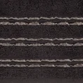 Ręcznik JONAS z bawełny z ozdobną żakardową bordiurą z marszczeniem - 50 x 90 cm - czarny 2