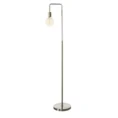 Lampa stojąca SISI  na metalowej podstawie w stylu vintage - 150 cm - srebrny 1