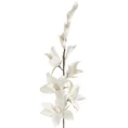 LILIA DŁUGOKWIATOWA Sztuczny kwiat dekoracyjny z pianki foamirian - ∅ 19 x 108 cm - biały 1