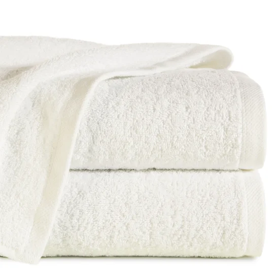 Ręcznik jednokolorowy klasyczny kremowy - 50 x 100 cm - kremowy
