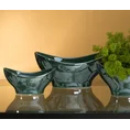 Misa ceramiczna  BENTO o kształcie łódki - 20 x 12 x 10 cm - turkusowy 7
