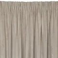 Zasłona NADIA z miękkiego welwetu ze złotym marmurowym wzorem - 140 x 300 cm - beżowy 6