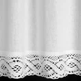 Zazdrostka VINCE z tkaniny z przewagą bawełny zdobiona koronką - 150 x 30 cm - biały 3
