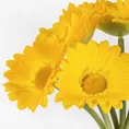 GERBERA MINI, MARGARETKA bukiet, kwiat sztuczny dekoracyjny, sylikonowy - ∅ 6 x 33 cm - żółty 2