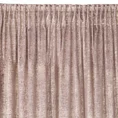 DIVA LINE Zasłona z miękkiego welwetu zdobiona jasnozłotym nieregularnym wzorem - 140 x 270 cm - różowy 4