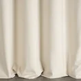 DIVA LINE Zasłona z welwetu zdobiona pasem geometrycznego wzoru z drobnych jasnozłotych dżetów - 140 x 250 cm - beżowy 3