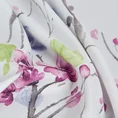 DESIGN 91 Zasłona KELLY zdobiona kwiatowym nadrukiem w rustykalnym stylu - 140 x 250 cm - biały 6