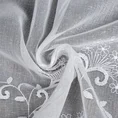 Tkanina firanowa zazdrostka z etaminy z haftem - 40 cm - biały 8
