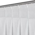 Zasłona DORA z gładkiej i miękkiej w dotyku tkaniny o welurowej strukturze - 140 x 260 cm - biały 8