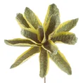 LIŚCIE AGAWY, kwiat sztuczny dekoracyjny z pianki plastycznej -  - zielony 1