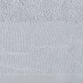 Ręcznik METALIC z  żakardową bordiurą z motywem liści bananowca wykonanym srebrną nicią - 50 x 90 cm - popielaty 2