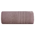 Ręcznik bawełniany MIRENA w stylu boho z frędzlami - 50 x 90 cm - brązowy 3