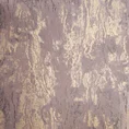 Zasłona  KORNELIA z miękkiej welwetowej tkaniny zdobiona szampańskim nadrukiem przypominającym marmur - 140 x 270 cm - różowy 8