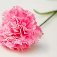 GOŹDZIK kwiat sztuczny dekoracyjny - dł. 60 cm śr. kwiat 11 cm - różowy 2