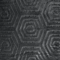 ELLA LINE Narzuta ASTA o strukturze futra z geometrycznym wytłaczanym wzorem  - 200 x 220 cm - grafitowy 4