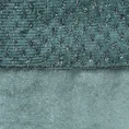 Welwetowa zasłona z listwą przetykaną błyszczącą nicią - 140 x 250 cm - turkusowy 6