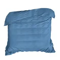 NOVA COLOUR Poszwa na kołdrę bawełniana z satynowym połyskiem - 160 x 200 cm - ciemnoniebieski 3
