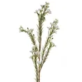 WOSKÓWKA kwiat sztuczny dekoracyjny z płatkami z jedwabistej tkaniny - ∅ 2 x 65 cm - biały 1