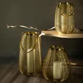 Lampion dekoracyjny MELA złoty z metalu - ∅ 22 x 23 cm - złoty 6