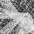 Firana MIRREN o strukturze pajęczej sieci - 140 x 270 cm - biały 8