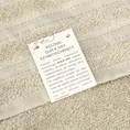 Ręcznik klasyczny JASPER z bordiurą podkreśloną delikatnymi beżowymi paskami - 70 x 140 cm - beżowy 7