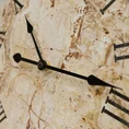 Dekoracyjny zegar ścienny z rzymskimi cyframi, styl retro, 40 cm średnicy - 40 x 7 x 40 cm - beżowy 2
