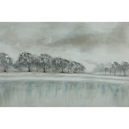 Obraz VIEW ręcznie malowany na płótnie Obraz VIEW ręcznie malowany na płótnie - 90 x 60 cm